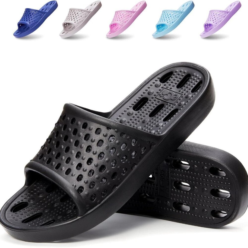 Unisex EVA Shower Shoes Non-Slip Quick Drying Comfortable House Slippers